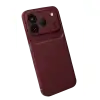 Newface Tecno Spark 50 4g Auto Focus Karbon Kapak - Bordo