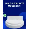 Ofis ve Ev Kullanımı İçin Kablosuz Klavye Fare Seti - Ergonomik ve Pratik