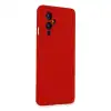 One Plus 9 Kılıf Nano İçi Kadife Silikon - Kırmızı