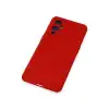 One Plus 9 Kılıf Nano İçi Kadife Silikon - Kırmızı