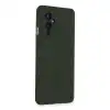 One Plus 9 Kılıf Nano İçi Kadife Silikon - Koyu Yeşil