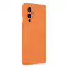 One Plus 9 Kılıf Nano İçi Kadife Silikon - Turuncu