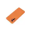 One Plus 9 Kılıf Nano İçi Kadife Silikon - Turuncu