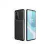 One Plus 9 Pro Kılıf Auto Focus Karbon Kapak - Siyah