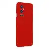 One Plus 9 Pro Kılıf Nano İçi Kadife Silikon - Kırmızı