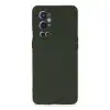 One Plus 9 Pro Kılıf Nano İçi Kadife Silikon - Koyu Yeşil