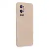 One Plus 9 Pro Kılıf Nano İçi Kadife Silikon - Pudra