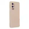 One Plus 9 Pro Kılıf Nano İçi Kadife Silikon - Pudra