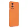 One Plus 9 Pro Kılıf Nano İçi Kadife Silikon - Turuncu