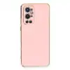One Plus 9 Pro Kılıf Volet Silikon - Pembe