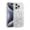 Onegif Apple İphone 14 Pro Max Misk Simli Magsafe Kapak - Desen 2
