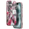 Onegif Apple İphone 16 Flower Series Magsafe Kapak - Pembe