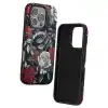 Onegif Apple İphone 16 Pro Flower Series Magsafe Kapak - Siyah