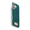 Onegif Apple İphone 17 Bright Simli Kapak - Koyu Yeşil
