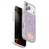 Onegif Apple İphone 17 Pro Bright Simli Kapak - Lila