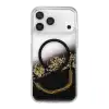 Onegif Apple İphone 17 Pro Max Lotus Simli Magsafe Kapak - Siyah