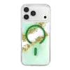 Onegif Apple İphone 17 Pro Max Lotus Simli Magsafe Kapak - Yeşil