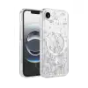 Onegif Apple İphone 17e Misk Simli Magsafe Kapak - Desen 2
