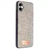Onegif Samsung Galaxy A06 Bright Simli Kapak - Gold