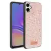 Onegif Samsung Galaxy A07 4g Bright Simli Kapak - Pembe
