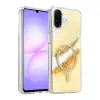 Onegif Samsung Galaxy A07 4g Lotus Simli Magsafe Kapak - Gümüş
