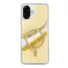 Onegif Samsung Galaxy A07 4g Lotus Simli Magsafe Kapak - Gümüş