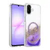 Onegif Samsung Galaxy A07 4g Lotus Simli Magsafe Kapak - Mor