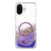 Onegif Samsung Galaxy A07 4g Lotus Simli Magsafe Kapak - Mor