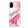 Onegif Samsung Galaxy A07 4g Lotus Simli Magsafe Kapak - Pembe