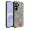 Onegif Samsung Galaxy A37 5g Bright Simli Kapak - Gümüş