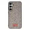 Onegif Samsung Galaxy A55 5g Bright Simli Kapak - Gold