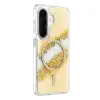 Onegif Samsung Galaxy A57 5g Lotus Simli Magsafe Kapak - Gümüş