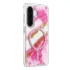 Onegif Samsung Galaxy A57 5g Lotus Simli Magsafe Kapak - Pembe