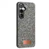 Onegif Samsung Galaxy S24 Fe Bright Simli Kapak - Gold