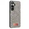 Onegif Samsung Galaxy S25 Bright Simli Kapak - Gümüş