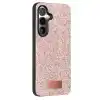Onegif Samsung Galaxy S25 Bright Simli Kapak - Pembe