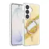 Onegif Samsung Galaxy S26 Lotus Simli Magsafe Kapak - Gümüş