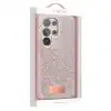 Onegif Samsung Galaxy S26 Ultra Bright Simli Kapak - Pembe