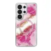 Onegif Samsung Galaxy S26 Ultra Lotus Simli Magsafe Kapak - Pembe