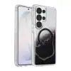 Onegif Samsung Galaxy S26 Ultra Lotus Simli Magsafe Kapak - Siyah