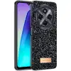 Onegif Xiaomi Redmi 14c Bright Simli Kapak - Siyah