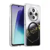 Onegif Xiaomi Redmi 14c Lotus Simli Magsafe Kapak - Siyah
