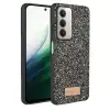 Onegif Xiaomi Redmi 15 4g Bright Simli Kapak - Gold