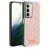 Onegif Xiaomi Redmi 15 4g Bright Simli Kapak - Pembe