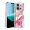 Onegif Xiaomi Redmi 15c 4g Lotus Simli Magsafe Kapak - Pembe
