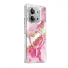 Onegif Xiaomi Redmi 15c 4g Lotus Simli Magsafe Kapak - Pembe