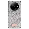 Onegif Xiaomi Redmi A3 4g Bright Simli Kapak - Gümüş