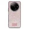 Onegif Xiaomi Redmi A3 4g Bright Simli Kapak - Pembe