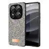 Onegif Xiaomi Redmi Note 14 Pro 5g Bright Simli Kapak - Gold