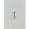 Opal Taşlı Göbek Piercıng